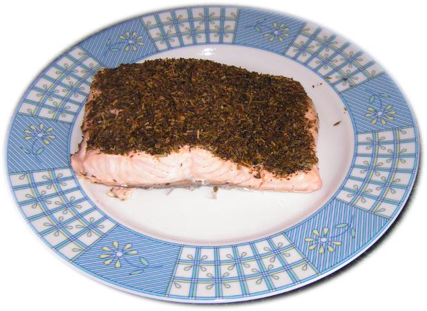 �oso� norweski w zio�ach, ryba w zio�ach, �oso� w zio�ach